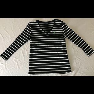 Ralph Lauren polo long sleeve stripped shirt (S)